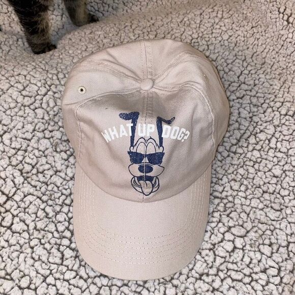 Disney Parks Unisex Beige Tan Pluto Dog Baseball Cap NWT - Picture 1 of 6